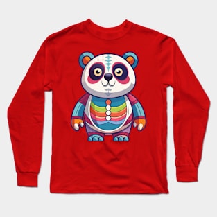 Cute Panda Anatomic Long Sleeve T-Shirt